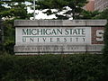 Online PhD Programs Michigan State University sign